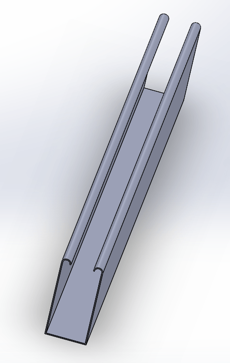 Non-Perforated Deep Strut Channel